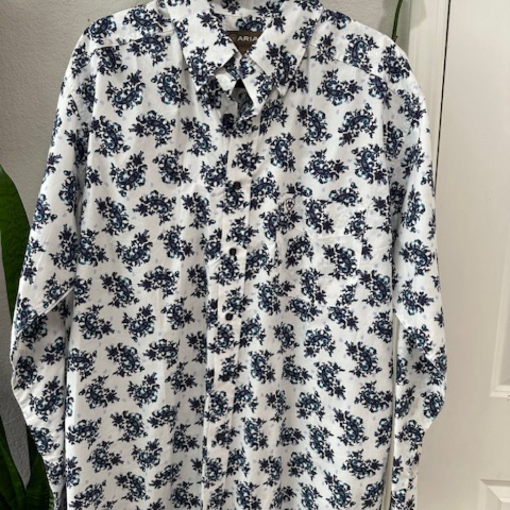 Ariat Button Down Paisley Shirt